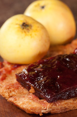 Apple and plum Fruit leather