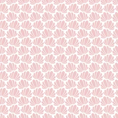 Retro Seamless Pattern Seashells Rose © Jan Engel