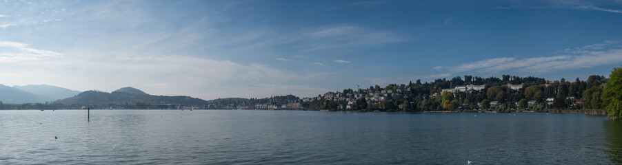 Fototapeta premium Vierwaldstättersee Panorama Luzern