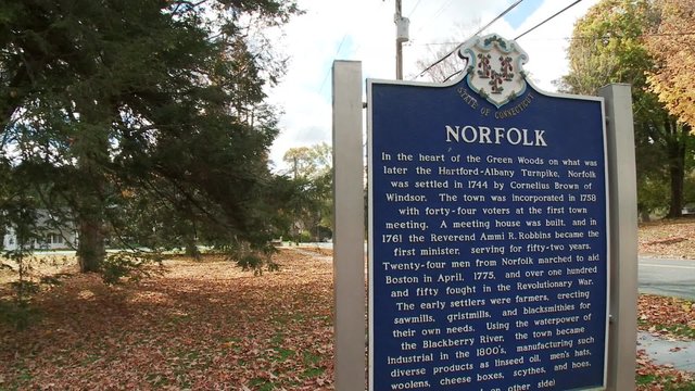 Norfolk historic sign