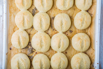 Homemade fresh baked buns
