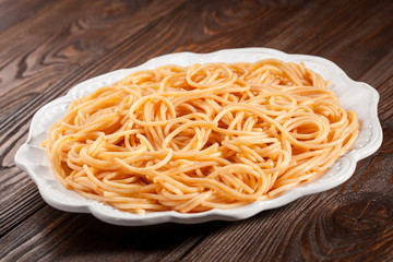 Spaghetti in tomato sauce