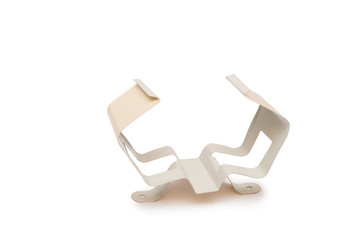 Pipe connector isolated on the white