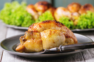Whole Grilled mini chicken