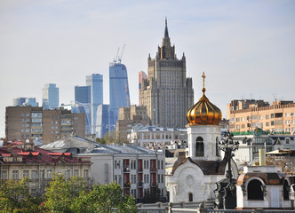 Fototapeta premium Moscow skyline