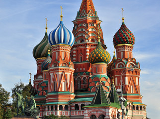 Fototapeta na wymiar Moscow domes