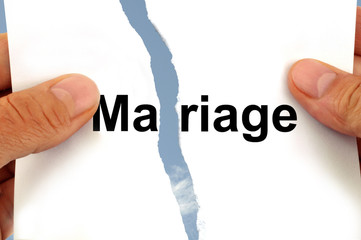 Mariage déchiré