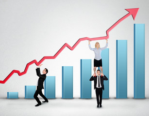 Blue arrow report growth