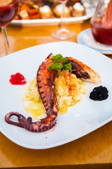 grilled octopus tentacle