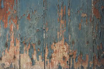 old blue wooden background