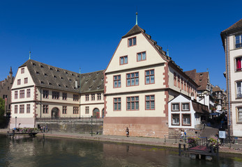 View of Strasbourg, Bas-Rhin, Alsace, France