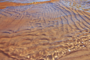 Sea sand texture wave pattern