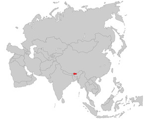 Obraz premium Asien - Bhutan