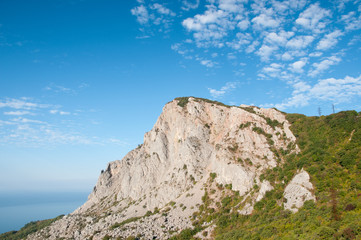 View of Foros mountain, southern coast of Crimea