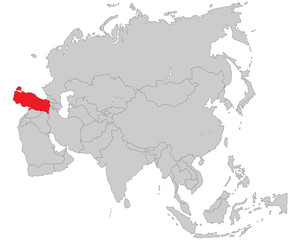 Fototapeta premium Asien - Türkei