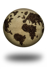 Coffee map atlas