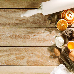 Christmas baking border