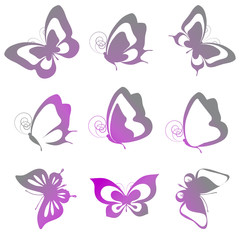 butterflies design