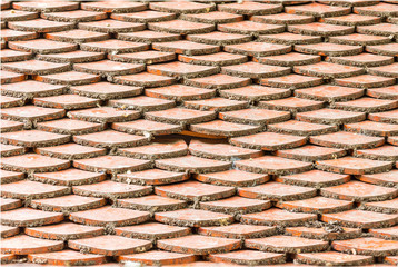 Small tile roof texture