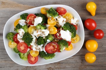 Colorful salad.