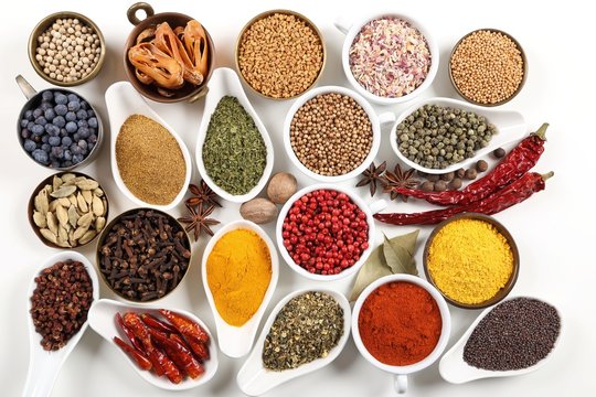 Colorful spices.