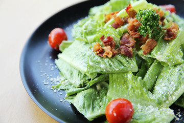 ceacar salad in close up