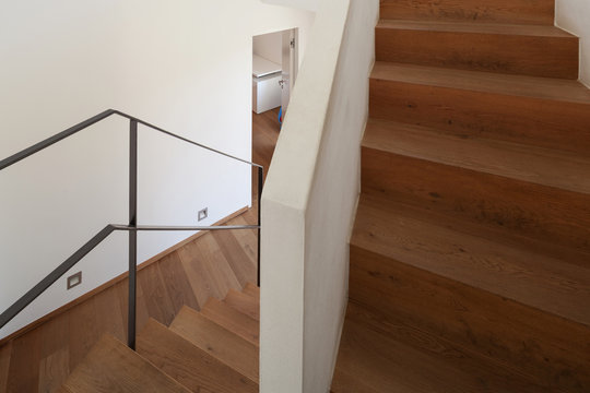 staircase of a modern loft