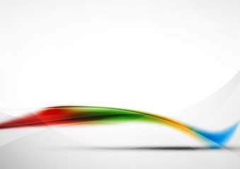 Wave abstract background. Business hi-tech presentation template