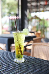 Melon soda witn lime