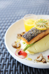 salmon steak
