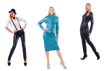 Fototapeta premium Set of photos in fashion concept