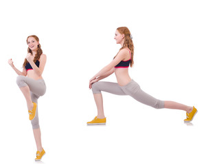 Fototapeta premium Concept of healthy lifestyle in set