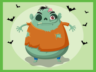 Zombie cartoon