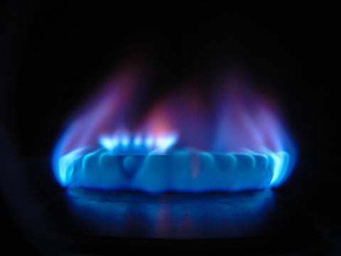 Natural Gas Burns In The Kitchen