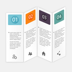 Vector colorful info graphics for your business presentations. C