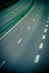 Fototapeta premium Highway through France