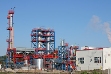 Obraz premium petrochemical plant oil industry