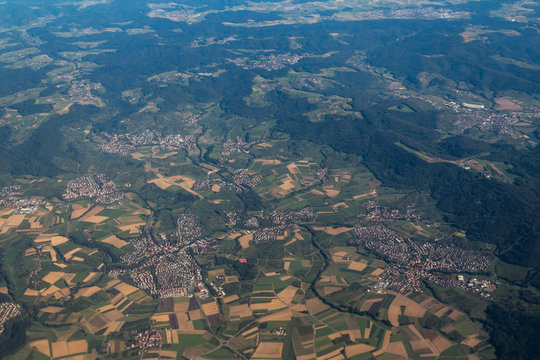 Weissach i Tal, Allmersbach etc. Luftaufnahme