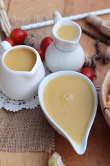 Corn milk and fresh sweet corn