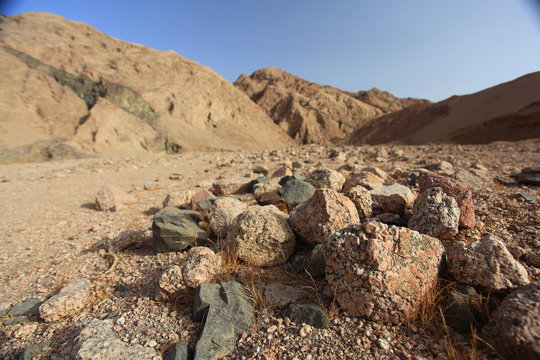 red mountains, rocks Egypt Sinai