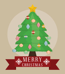 Merry christmas card design
