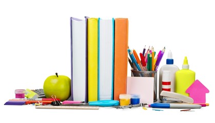 Fototapeta premium School supplies.