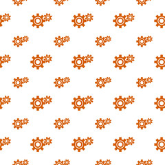 seamless pattern with gear