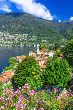beautiful villages of Lago di Como - Blevio. North of Italy