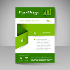 Site layout for design - flyer