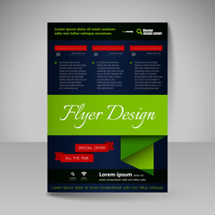 Site layout for design - flyer