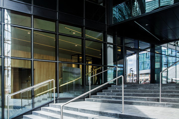 Modern financial office building