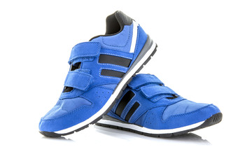 Pair Of Blue Training Shoes