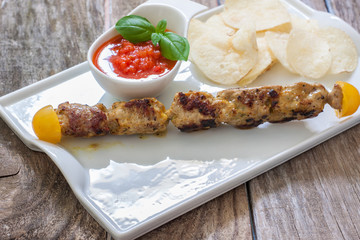 Skew kebab