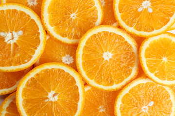 Sliced orange background